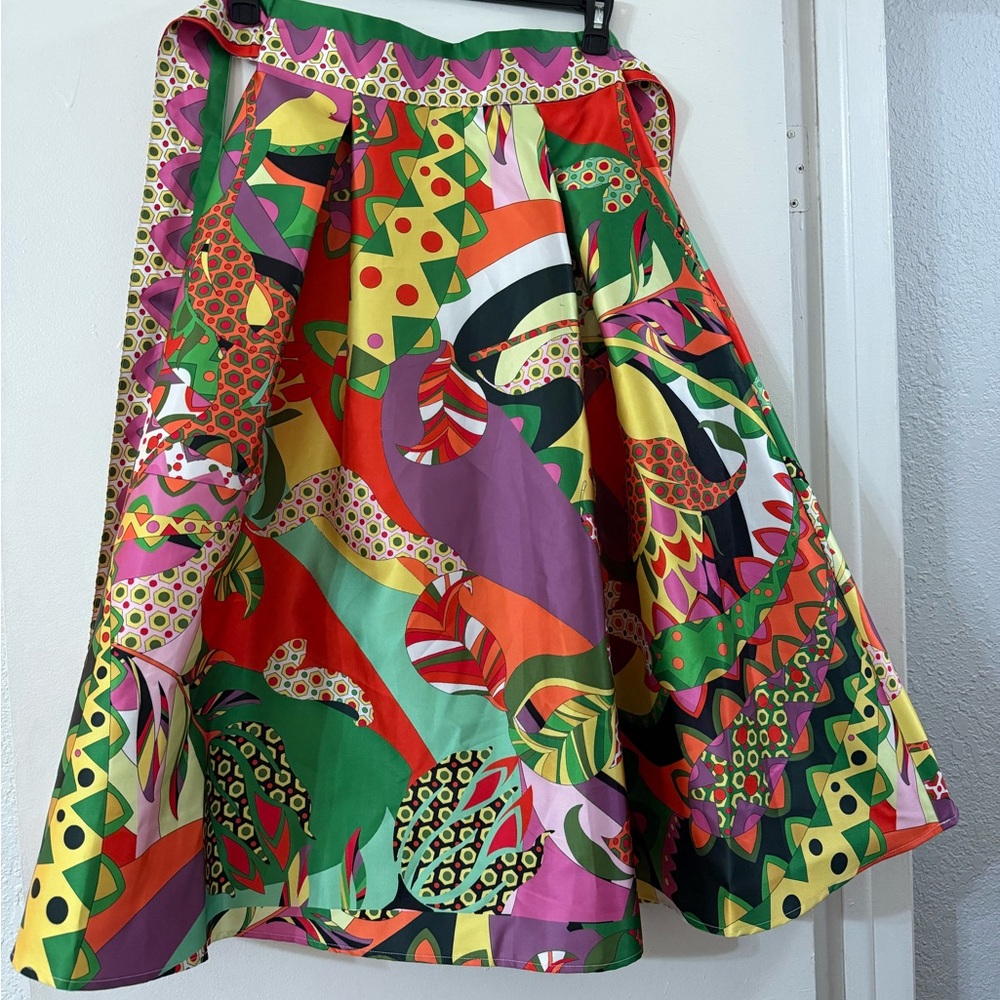 Vibrant Multicolor A-Line Skirt